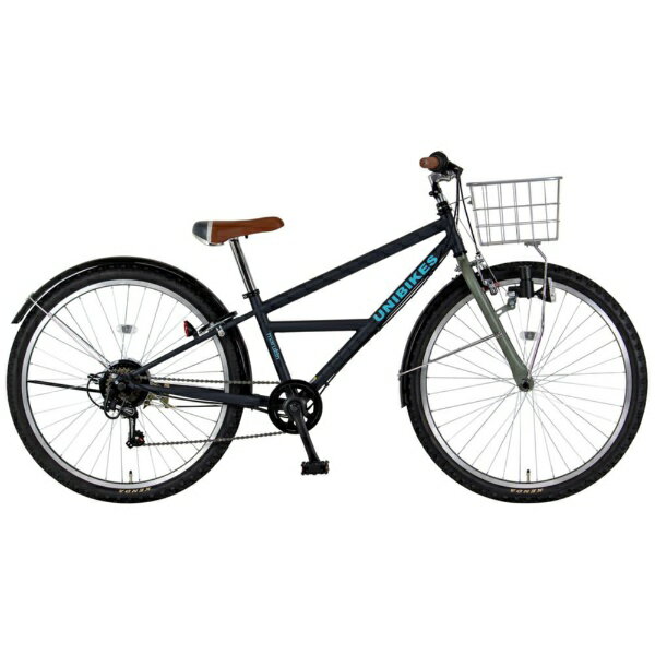 MARUKIN｜マルキン 22型 子供用自転車 ユニバイクス (外装6段変速) マットカーキグレー MK-26-010【キャンセル・返品不可】 【代金引換配送不可】