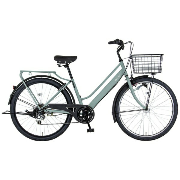 自転車もビッグシルエット乗り手を小柄にみせる程ガッチリしたフレームに極太タイヤ。圧迫感とかわいさを兼ね揃えた1台。26×1.95の幅広タイヤ路面の衝撃吸収と走行安定性抜群。LEDオートライトペダリングが軽く、視認性にも優れ、球切れなどのトラブルが少ないLED。超大型バスケットビジネスバッグでも、そのままスッポリ入る。外装6段変速坂道など状況に応じた、効率のよい走行が可能。クラス27パイプキャリア幼児用座席の取り付け可能。重たい荷物の移動にも活躍。肉厚1.2mmチューブリム打ちパンクなどのトラブルに強い。アルミダブルピボットブレーキ軽い力でブレーキをかけることができて、確かな制動力を発揮。BAA(一般社団法人自転車協会認証)BAAは、一般社団法人自転車協会が制定した自転車の安全基準です。