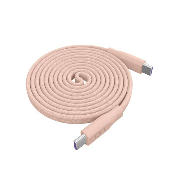 CIO｜シーアイオー USB-C ⇔ USB-Cケーブル [充電 /転送 /1.5m /PD240W /USB2.0] シェルピンク CIO-NLSC-FL-CC15-SPK [USB-C ⇔ USB-C]