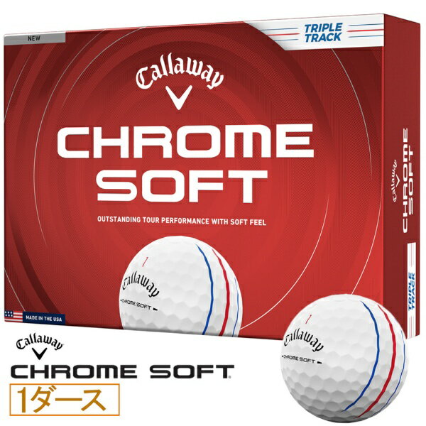 Other - キャロウェイ｜Callaway ゴルフボール CHROME SOFT クロムソフト トリプル・トラックホワイト 64212631280 [12球（1ダース）]