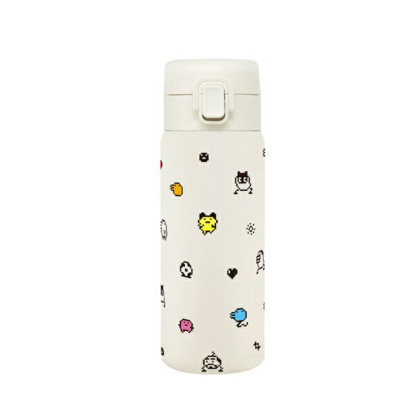 東亜金属｜TOA ステンレスワンプッシュボトル350ml たまごっち ドット 203-001