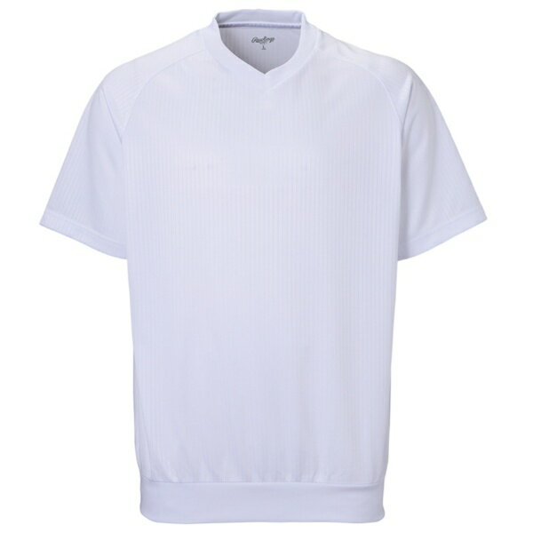 ブライトストライプニットの練習用シャツパンツをインしない裾フライス付でプルオーバータイプ。