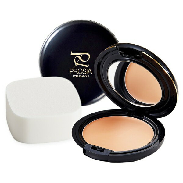 カバー力に優れ、つき、のび、もちが良いファンデーション。気になる｢シミ｣や｢くすみ｣をしっかりカバー。固形なのに、お肌にのばすと、潤いたっぷりのリキッドに早変わり、スーッとお肌になじみます。重ねぬりも自由自在。■付属品 : コンパクト、パフ...