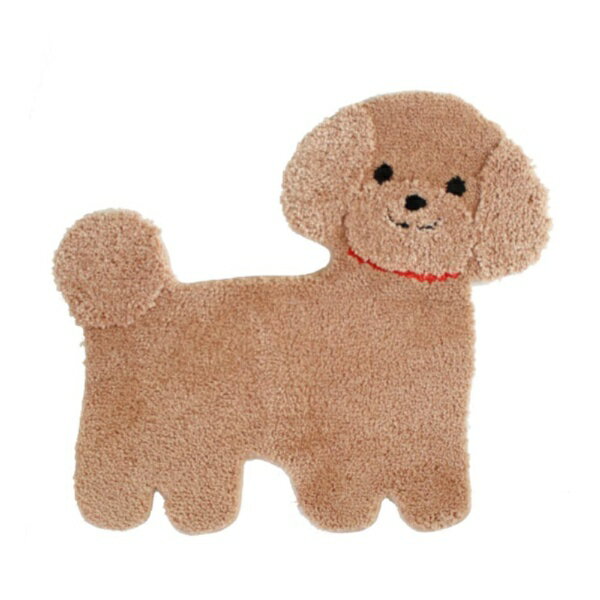 オカ｜Oka 洗える ラグマット マルチ 小さめ アクセント プードル ファンディットアニマル プードル 57521