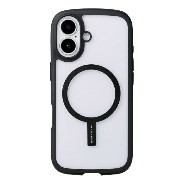ELECOM｜エレコム MagSafe マグネットリング ステッカー 磁石内蔵 強力吸着 ケースに貼るだけ iPhone対応 スマホリング・スタンド・カードケース用 位置合わせツール付 ブラック AMS-MAGST4BK