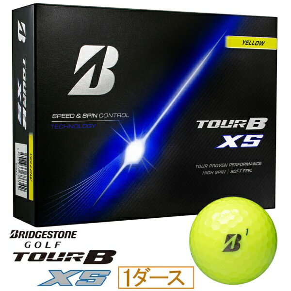 ブリヂストン｜BRIDGESTONE ゴルフボール TOUR B XS イエロー S6YXJ [12球（1ダース）]