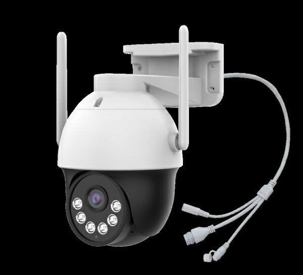 自動追尾付きネットワークカメラ■リアルタイムで正確なアラーム情報をもらえるPIR+移動検知を連動し、リアルタイムで正確なアラーム情報をもらえる■高画質300万画素■スマホやタプレットでの遠隔モニタリング可能Wifi接続、配線不要、ネットワークを簡単に接続でき、スマホやタプレットでの遠隔モニタリング■専用モニターがなくても大丈夫専用モニターがなくてもセキュリティカメラ単体でスマホアプリから利用できます■暗闇で見えます赤外線ナイトビジョン、暗闇で見えます■センサーライト付センサーライト付、暗闇でもカラー映像■双方向音声できますホーン付き高感度MICを内蔵し、双方向音声できます■microSDカード対応最大256GB microSDカード対応■雨にも安心IP66防水レベル■PCでも閲覧管理無料専用ソフトで、PCでも閲覧管理