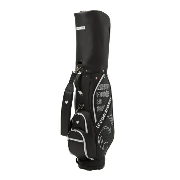 サイドのスポーティデザインとアップリケの立体感が特徴のキャディバッグ・機能：軽量/ネームプレート付属