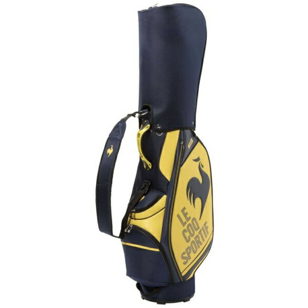 ルコック｜le coq グラフィックデザイン軽量キャディバッグ イエロー LG6SCB04M [9.0型 /47インチ対応 /5分割 /2.8kg]