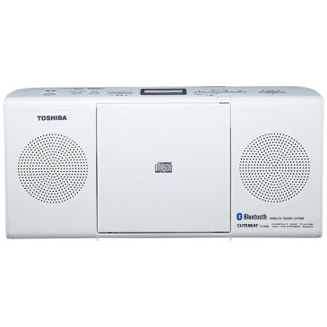 【送料無料】 東芝　TOSHIBA 【ワイドFM対応】Bluetooth対応 CDラジオ（ラジオ+CD）（ホワイト）　TY-CW26 W[TYCW26]