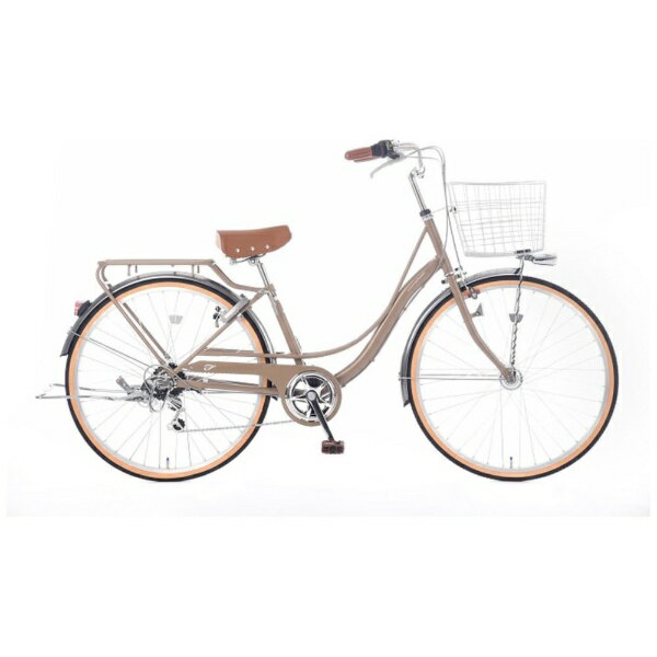 【エントリーで最大2万ポイント当たる｜4/23まで】 あさひ｜asahi 自転車 フェリーク マットブラウン 177936002 [外装6段 /26インチ]【キャンセル・返品不可】 【代金引換配送不可】