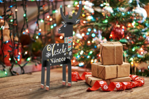 Vermes.BV テーブルボードシルエット3D　クリスマス・ディアー Ssecurit VB-dee