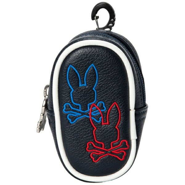 レザーライクなソフト合皮を使用したボールポーチ。カラフルなバニーと底面のロゴ刺繍が特徴。ボール3個収納可能サイズ・スペックW6cm / D4cm / H11cm / 収納個数（ボール）:3個※本表示は実寸となります。素材：合成皮革(PU)