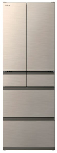 買替えで10000pt進呈(5/7まで) 日立｜HITACHI 冷蔵庫 HWCタイプ ライトゴールド R-HWC49Y N [幅65cm /485L /6ドア /観音開きタイプ]【無料延長保証&無料基本設置料】