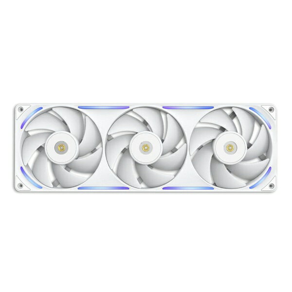 NZXT Performanceファンシリーズ 360mmモデル。LCP構造、最適化されたブレード、ハイブリッドベアリングシステムにより、強力で静かな冷却性能を実現。強化コア、高度なモーター、控えめなRGBライティングが、あらゆるゲーミングPCにパフォーマンスとスタイルをもたらします。■シングルフレーム設計複数のファンを単一のフレームに統合。従来のファンに比べて、多数のネジや複雑なケーブル管理を劇的にシンプル化します。ケース内をすっきり見せるだけでなく、取り付け作業の時間も大幅に短縮可能です。■液晶ポリマー（LCP）構造による高い安定性ファンブレードとフレームに液晶ポリマー（LCP）を採用。温度変化や高速回転に強く、たわみや振動を最小限に抑制します。これにより、過酷な条件下でも安定した空気の流れと高い信頼性を提供します。■革新的なカスタムハイブリッドベアリング磁気浮上スタビライザーと流体動圧軸受（FDB）を組み合わせた最新のベアリングシステムを搭載。摩擦や摩耗を抑えることで、静音性を保ちながら60,000時間の長寿命を実現しました。■最大風量104 CFMを誇る圧倒的な冷却パワー最大3,100 RPMの高速回転に対応し、1個あたり104 CFMの風量と7.53 mmH2Oの静圧を実現。CPUクーラーのラジエーター用としても、ケースの吸排気用としても、最高クラスの冷却効率を発揮します。■控えめで洗練されたRGBライティングとデザインヘアライン加工を施したアルミニウムのアクセントと、各ファンに配置された計32個のLEDによる控えめなライティングが、高級感を演出。NZXT CAMソフトウェアや各社マザーボードソフトで、自由なカスタマイズが可能です。