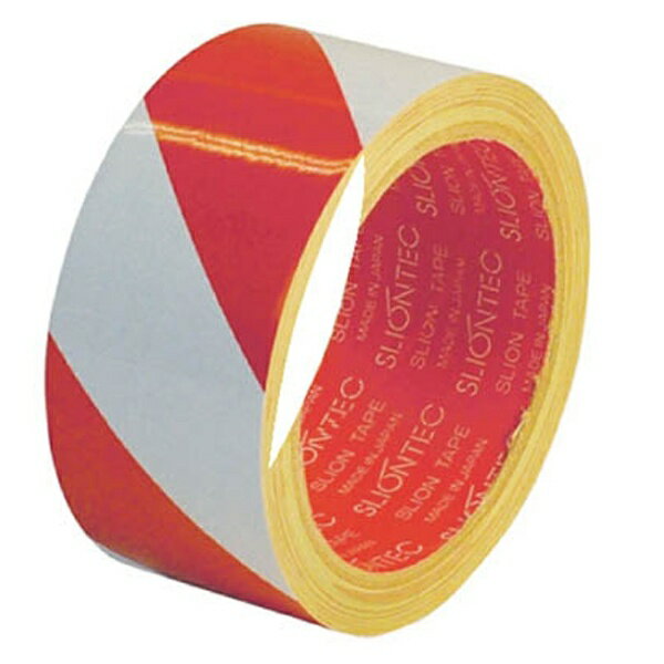 Maxell｜マクセル 危険表示用反射テープ 45mm×10m（赤/白） 965101RW0045X10《※画像はイメージです。実際の商品とは異なります》