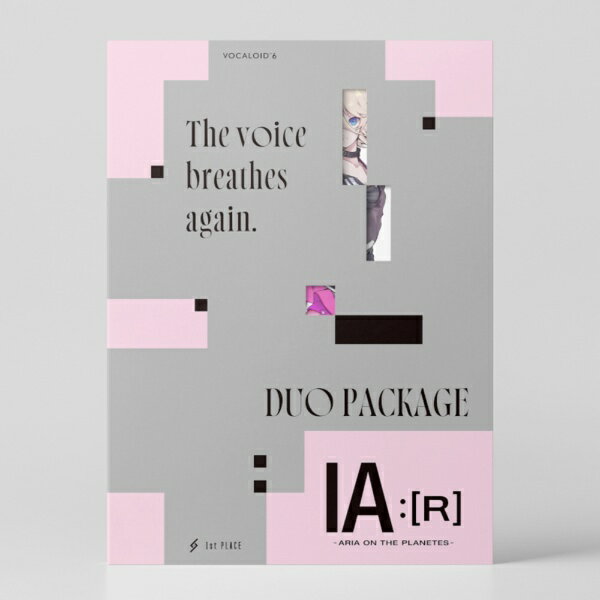 1st PLACE｜ファーストプレイス VOCALOID6 IA :[R] DUO PACKAGE [Win・Mac用]