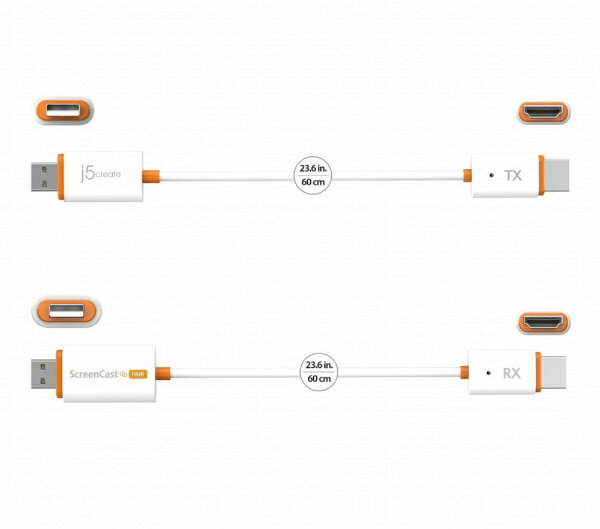 j5 create�å������ե����֥��ꥨ���� ScreenCast Mini �磻��쥹HDMI�������� JVAW65