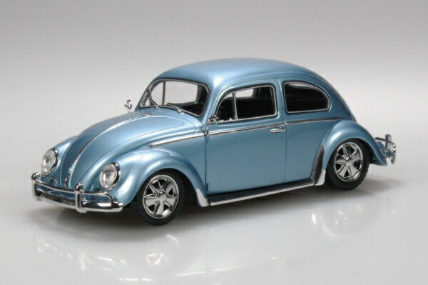 青島文化｜AOSHIMA 楽プラ スナップキット1/32 フォルクスワーゲン ビートル カスタム（ストラトシルバー） 【代金引換配送不可】