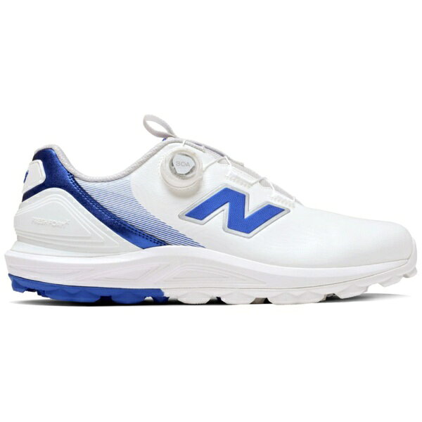 ニューバランス｜New Balance メンズ ゴルフシューズ フレッシュフォーム Fresh Foam X 2500 v5 SL ボア Boa WHITE with BLUE BIRD and SILVER METALLIC UG2500B [メンズ /25.5cm /幅:2E]【返品交換不可】