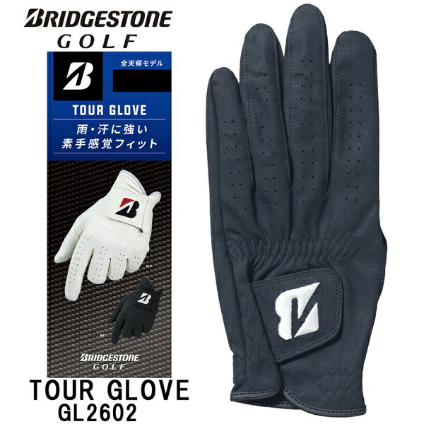乐天商城 - ブリヂストン｜BRIDGESTONE ゴルフグローブ TOUR GLOVE ブラック GL2602 [左手着用(右打ち用) /25cm]