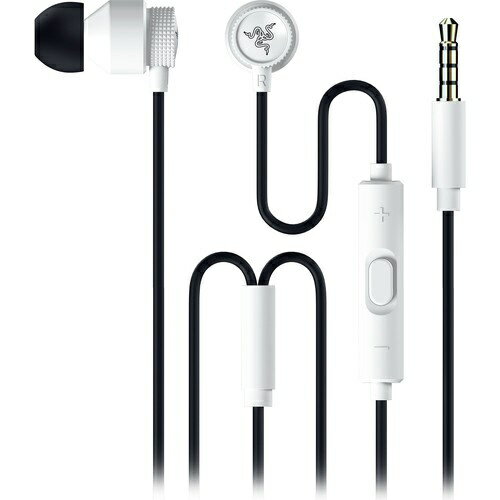 RAZER｜レイザー 【有線/ゲーミングイヤホン/インラインマイク＆コントロール付き】 Hammerhead V3 (White Edition) [φ3.5mmミニプラグ＋USB-C /両耳 /イヤホンタイプ]