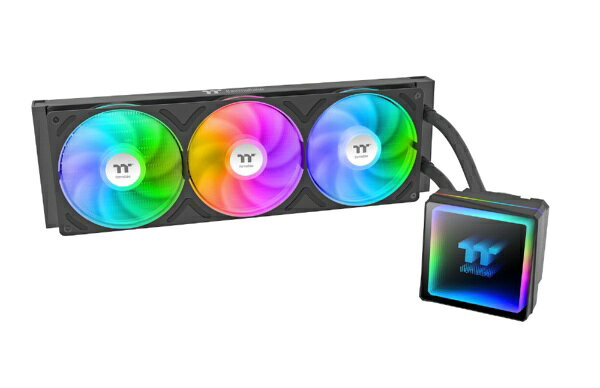 THERMALTAKE｜サーマルテイク 水冷CPUクーラー 120mmファンx3 [LGA2066/2011-3/2011/1851/1700/1366/1200/1156/1155/1151/1150・AM5/AM4] TH360 V3 ARGB Sync Black ブラック CL-W466-PL12SW-A
