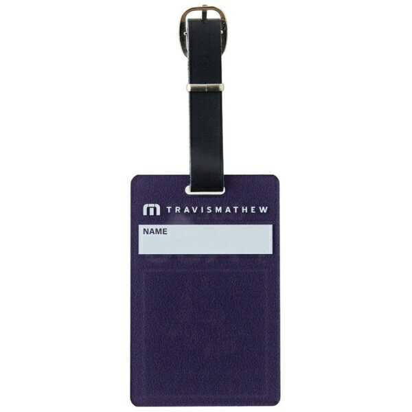 TRAVISMATHEW｜トラヴィスマシュー GUEST PASS ネームタグ パープル 7AN946 [W5.8×...