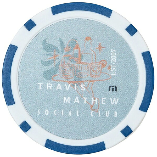 今シーズンを象徴するグラフィックをあしらったカジノマーカーTravisMathewらしい気分が上がるデザインが魅力。
