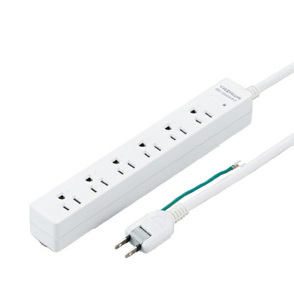 YAZAWA�å䥶�� 3P�ޥ��ͥåȥեå��ե��å�6�ĸ�2m����H5HJKP602WH��360���ž�եå������ϥޥ��ͥåȡ��륬���ɵ�ǽ�դ���3P�ץ饰�б� [2.0m /6�ĸ� /�����å�̵]