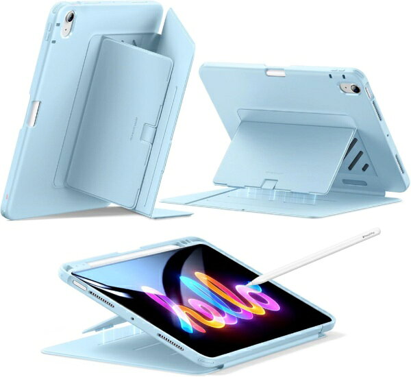 イーエスアール｜ESR 11インチiPad Air（M4/M3/M2） 10.9インチ iPad Air（第5/4世代）用 Flipマグネットケース スカイブルー 1B21400903