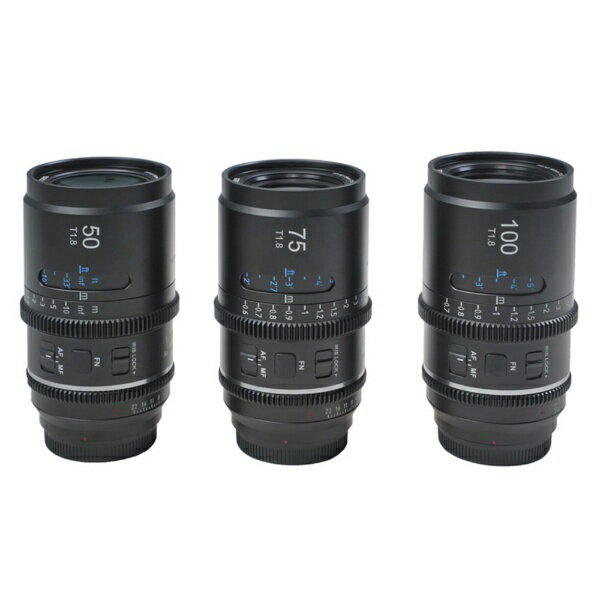 Other - SIRUI｜シルイ Astra オートフォーカス アナモルフィックシネレンズT1.8 Full Frame 3本セット(50/75/100mm) Z/ナチュラルフレア SIRUI AST-3S-ZN-JP [ニコンZ /単焦点レンズ]