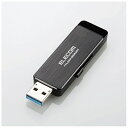 エレコム｜ELECOM USBメモリ ブラック MF-ENU3A08GBK 8GB /USB TypeA /USB3.0 /スライド式 MFENU3A08GBK 【rb_pcacc】