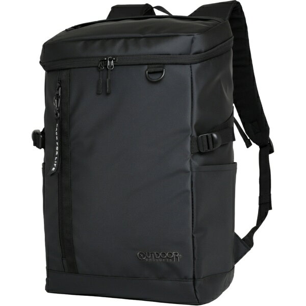 OUTDOOR - OUTDOOR PRODUCTS｜アウトドアプロダクツ ボックスリュック スクールリュック 通学 通勤 大容量 35L 15.6インチ PC対応 撥水 ブラック/ブラック OD-11193-BKBK