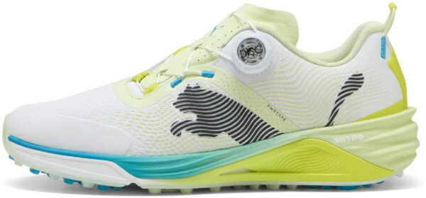 プーマ｜PUMA ゴルフシューズ シャドウキャットニトロ 2.0 ディスク PUMA WHITE×PUMA BLACK×APPLE 31299105 [メンズ /28.0cm]【2026年3月6日発売予定】発売日以降のお届け 3