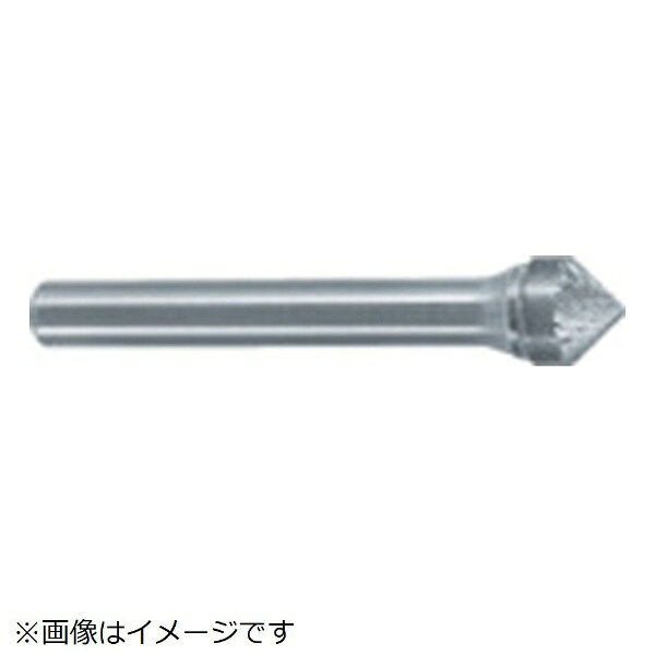 スーパーツール｜SUPER TOOL 超硬バーシャンク径6ミリ（円錐型90度）ダブルカット...