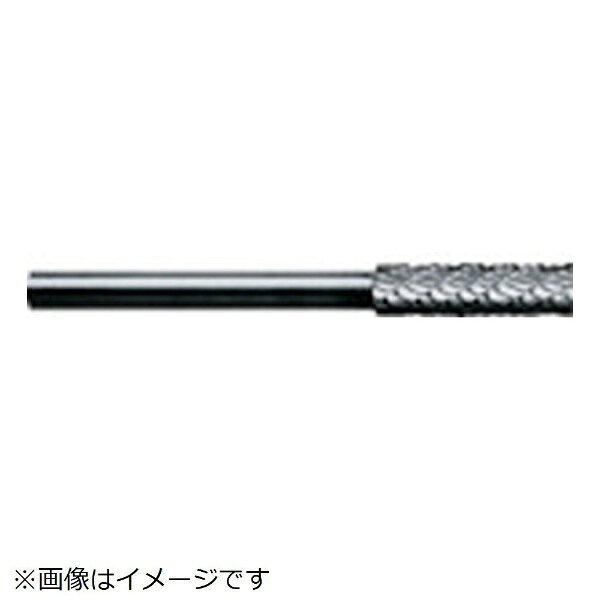 ■独自開発の刃形状により、高速回転使用時にバーが不用意に被切削物に喰いこんでしまうことがないため、滑らかに加工でき能力アップに貢献します。【仕様】・形状： 円筒型（シングルカット）・刃径（mm）： 5・刃長（mm）： 12.7・軸径（mm）： 3・軸長（mm）： 25.3・タイプ： オール超硬・最高使用回転数（rpm）： 38000・刃先タイプ： 品番の末尾S付 シングルカット、Sなし ダブルカット