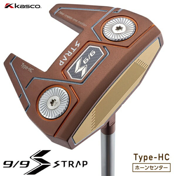 キャスコ｜kasco パター 9/9 STRAP PUTTER 9/9 ストラップパター Type-HC ホーンセンター [36インチ /ユニセックス /右利き用]