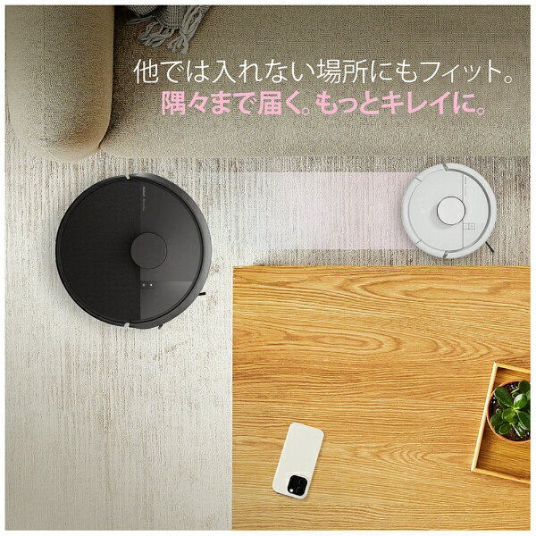 iRobot｜アイロボット 【国内正規品】Roomba Mini Slim (ルンバ ミニ スリム) 掃除機＆床拭きロボット+充電スタンド（白） 白 F115260 [吸引＋拭くタイプ（水拭き・乾拭き）] 3
