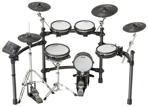 Flagship Digital Drum KitDM-8は、NUXテクノロジーを結集したフラッグシップ電子ドラムキットです。REMO製メッシュヘッドを採用。デザイン的にも優れた頑丈なラックシステムに、表現力豊かなハイハット、3ポイント・トリガー・テクノロジーを採用したスネアを組み合わせ、よりリアルなアコースティックドラムのフィーリングと表現豊かなサウンドを再現します。特長・専用のスタンドを採用したハイハットはリアルなフィーリングを提供します。モーションセンサー・ユニットにより、オープン/クローズ/ハーフオープンなど、プレイスタイルに合わせて簡単に調整が可能です。・独立したスネアスタンドに設置されるスネアはリムショットやクロススティックの奏法でも違和感のない自然な打感とサウンドを実現。3ポイント・トリガー・テクノロジーにより、どのポイントを叩いてもバランスの良いサウンドを再現します。・10インチのキックドラムは、ツインペダルにも対応。付属するキックペダルも一新され、より厚くなったベースプレートとダブルチェーンにより本体のがたつきを最小限に抑え、ビーターのスイングが従来より安定するように設計されています。・DM-8の音源モジュールは、各パッドにオーディオレベルを割り当てるグループフェーダーを搭載し、ドラムミックスを簡単に作成可能。NUXのエンジニアにより作成された様々なスタイルのドラムキットが30セット内蔵され、直感的なサウンドカスタマイズ機能により、リムやヘッドに任意のサウンドを割り当ててドラムキットを自由に編集できます。・DM-8モジュールはオーディオインターフェースとしても機能し、USB経由でPCにステレオオーディオとMIDIデータを送信できます。最大14トラックの個別オーディオを録音する事や、スタジオやライブ演奏でソフトウェア音源からサウンドをトリガーすることもできます。・USBフラッシュドライブ経由で独自のWAVサンプルのインポートが可能。内蔵されたエフェクト（コンプ、オーバードライブ、リバーブ）やイコライザーを使用してオリジナルのサウンドを構築する事ができます。・内蔵されたデモ曲に合わせての演奏、外部入力端子やBluetoothでミュージックプレイヤーやスマホから楽曲を流して一緒に演奏する事も 可能。基本技術を鍛えるコーチ機能を搭載。 レコーディング機能を使用して自身のプレイを録音して後から聞き返すこともできます。