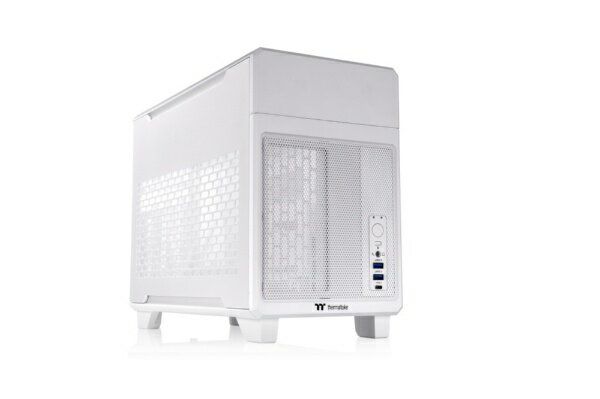 THERMALTAKE｜サーマルテイク PCケース [Mini-ITX] TR100 Snow CA-11A-00S6NN-J0
