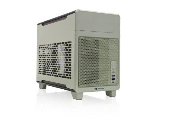 THERMALTAKE｜サーマルテイク PCケース [Mini-ITX] TR100 Matcha Green CA-11A-00SENN-J0
