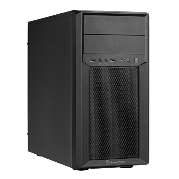 SilverStone｜シルバーストーン PCケース [Micro ATX /Mini-ITX] FARA 313 ブラック SST-FA313-B