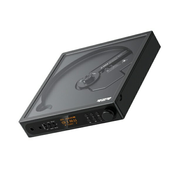 FIIO｜フィーオ ポータブルCDプレーヤー DM15 R2R Black FIO-DM15R-B
