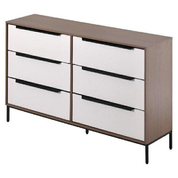 Collection Cases - B.Bファニシング｜B.B FURNISHING ONLS0391MOBRN モダンキャビネット3段 6杯 leicht(ライヒト) ブラウン【北海道・沖縄・離島配送不可】