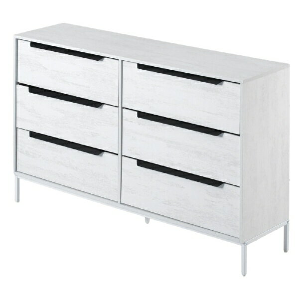 Showcases - B.Bファニシング｜B.B FURNISHING ONLS0391MOWHT モダンキャビネット3段 6杯 leicht(ライヒト) ホワイト【北海道・沖縄・離島配送不可】