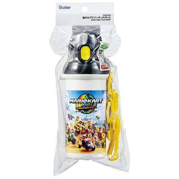 Skater | 스케이터 직접 마시는 플라스틱 원터치 병 480ml 마리오 카트 월드 PSB5SAN