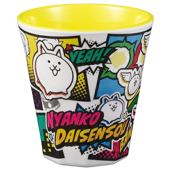 Skater｜スケーター メラミンタンブラー270ml にゃんこ26イエロー MTB2