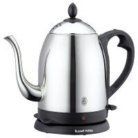 ラッセルホブス　Russell　Hobbs 電気ケトル Caf? Kettle(カフェケトル) シルバー 7410JP[7410JP] [一人暮らし 単身 単身赴任 新生活 家電]