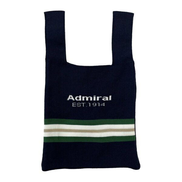 アドミラル｜Admiral ニットバッグ ネイビー ADMZ6ATA [高さ24×横幅22cm]